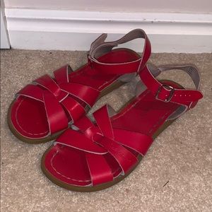 Red Salt Water Sandals